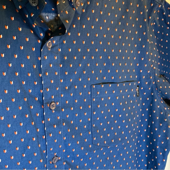 Molokai Surf Mens L LARGE Button Down Shirt Hawaiian Beach GEOMETRIC Party Fun - Picture 2 of 8